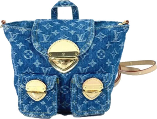 Louis Vuitton Vintage Dame Blå Louis Vuitton Vintage Dame Blå