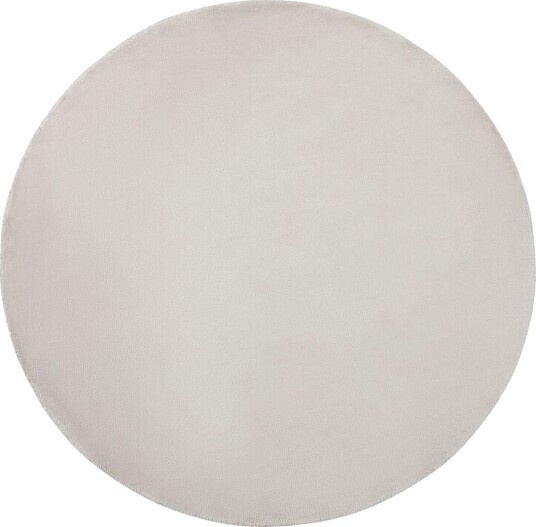 Brinckman Viskosematte Rund 140 cm - Lysegrå