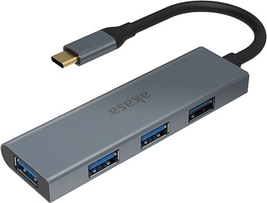 Akasa Ak-Cbca25-18Bk Usb 3.2 Gen 1 3.1 Gen 1 Type-C Usb 3.2 Gen 1 3.1 Gen 1 Type-A 5000 Mbit/S Grå Aluminium Polyvinylklorid Pvc Akasa Ak-Cbca25-18Bk Usb 3.2 Gen 1 3.1 Gen 1 Type-C Usb 3.2 Gen 1 3.1 Gen 1 Type-A 5000 Mbit/S Grå Aluminium Polyvinylklorid Pvc