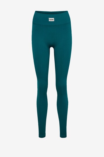 Hummel Treningstights hmlPulse Seamless Rib MW Grønn