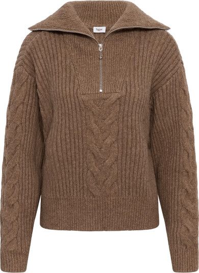 Saint Tropez Talmasz Pullover Brown S