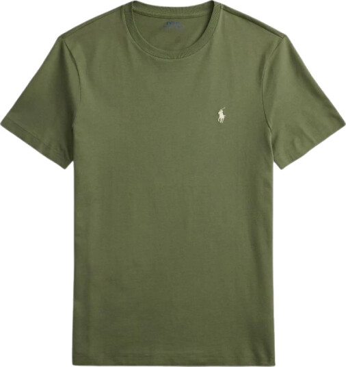 Polo Ralph Lauren Custom Slim Fit Jersey Crewneck T Shirt Khaki green M