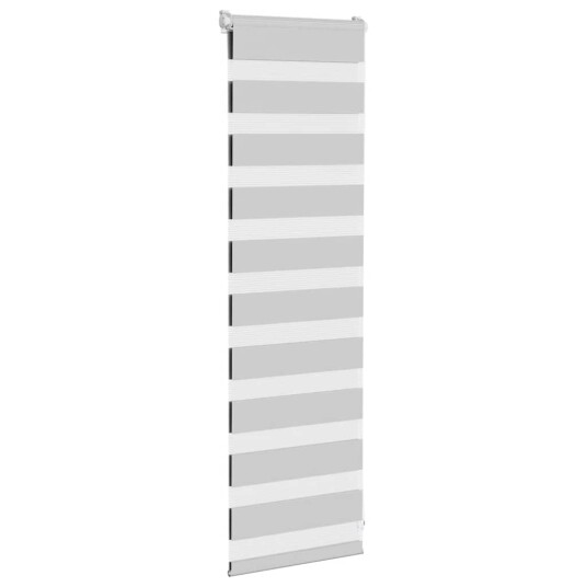 Sebragardin lysegrå 45x100 cm stoff bredde 40,9 polyester