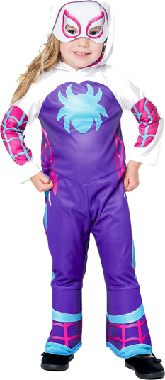 Rubies Kostymer Marvel Spidey Ghost Spider 2 3 år 92 98 Kostymer Lilla