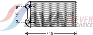 Varmeapparat register AVA COOLING SYSTEMS RTA6439
