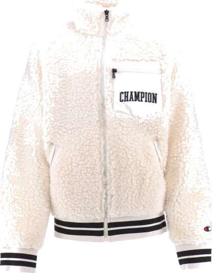 Champion Fashion Fleecejakke   Full zip Topp   Hvit   Champion   16 18 år (176 188)   Fleecejakke