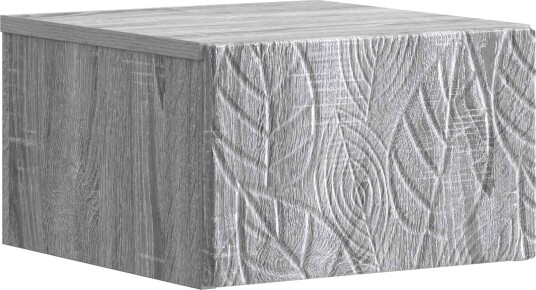 Vegghengt Nattbord Grå Sonoma 49 x 34,5 x 20 cm Konstruert tre