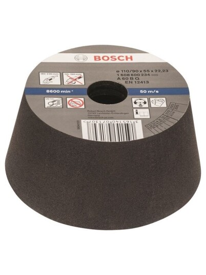 Bosch Slipekopp, koniske - metall/støpegods 90 mm, 110 mm, 55 mm, 60