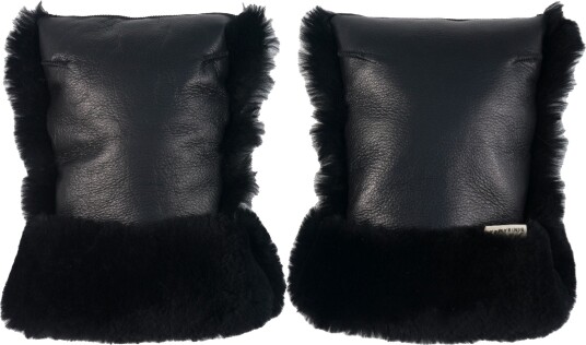 BINIBAMBA Saueskinn Coated Buggy Håndvarmer Noir