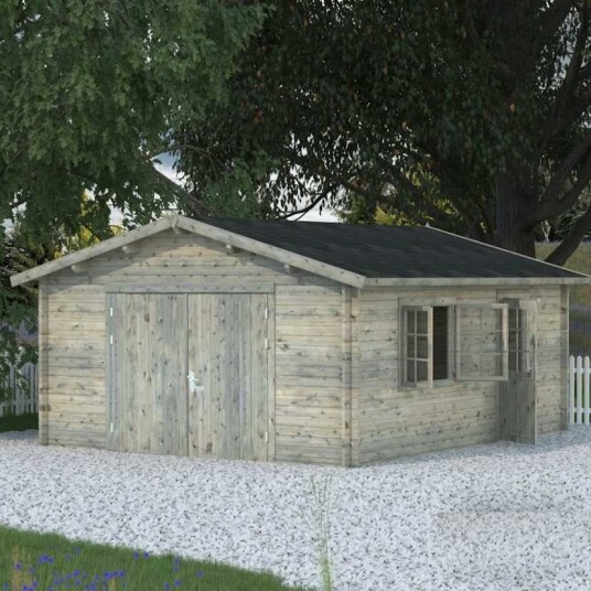 Garasjebod Palmako Roger 23,9 m2 med Leddport Garasjebod Palmako Roger 23,9 m2 med Leddport