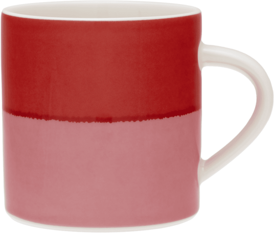 Arabia Vuokko krus 35 cl 2 väri Rosa Rød