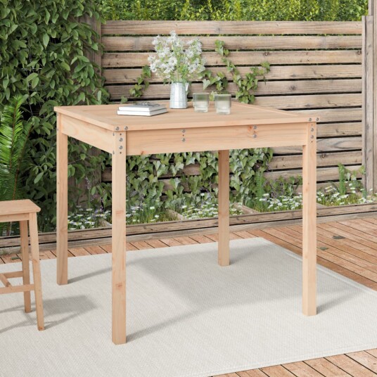 vidaXL Hagebord 82,5x82,5x76 cm heltre furu vidaXL Hagebord 82,5x82,5x76 cm heltre furu
