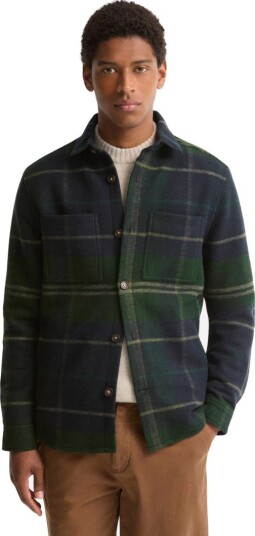 Barbour Woodlane overshirt S grønn herre