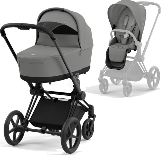 Cybex Komplett Barnevogn Priam Matt Black/Mirage Grey