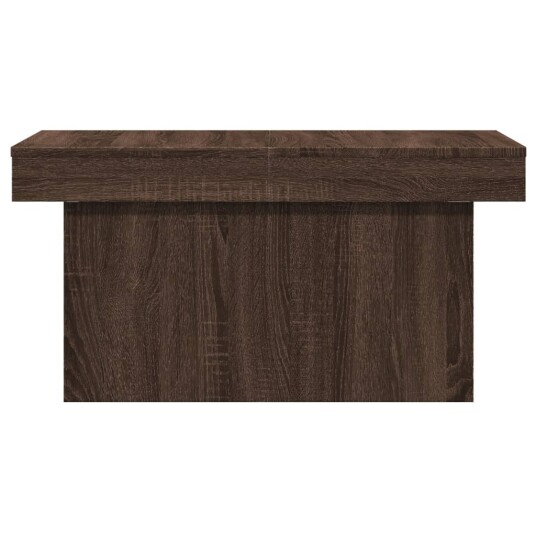 Salongbord brun eik 100x55x40 cm konstruert tre 840876