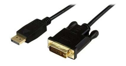 StarTech 1,8m Aktiv DisplayPort til DVI-D Kabel - 1920x1200 - Svart