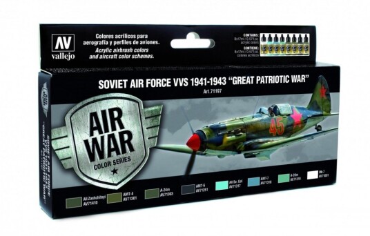 Vallejo Model Air Soviet Air Force VVS 1941-1943 Great Patriotic War