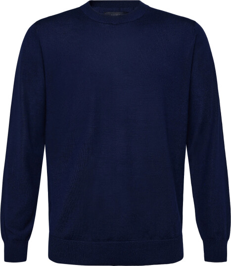 Mads Nørgaard Merino Wool Karsten Knit - Navy - L