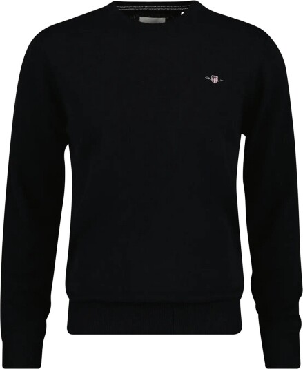 Gant Superfine Lambswool C Neck   BLACK   XL