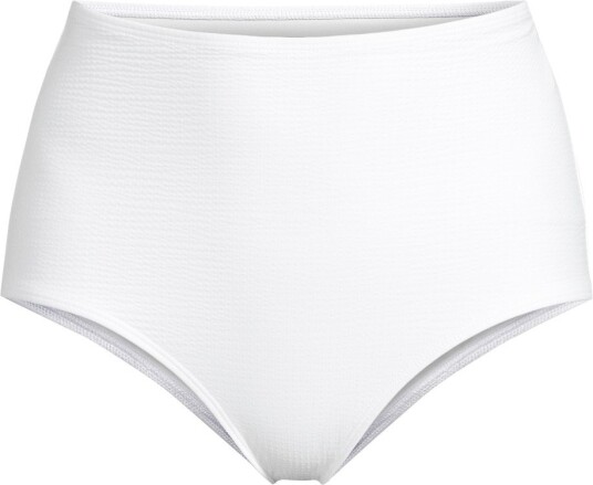 Casall Women"s Waffle Ultra High Bikini Hipster White 38