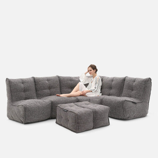 Mod 5 Living Lounge Modulsofa Luscious Gray Mod 5 Living Lounge Modulsofa Luscious Gray