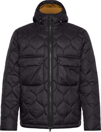 Barbour Barbour Re Engineered Hooded Spey Quilted Jacket Black XXL Barbour Barbour Re Engineered Hooded Spey Quilted Jacket Black XXL