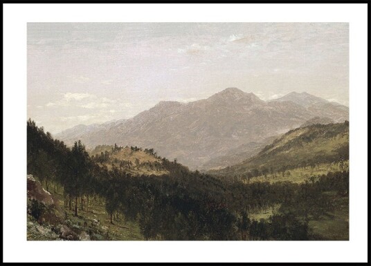 Bergen Park By John Frederick Kensett Plakat Plakat / 21x30cm