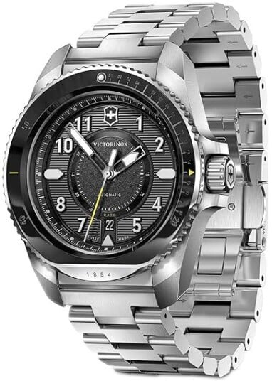 Victorinox Herreklokke 241981 Journey 1884 Sort/Stål Ø43 mm Victorinox Herreklokke 241981 Journey 1884 Sort/Stål Ø43 mm