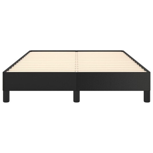 Sengeramme svart 120x190 cm kunstlær 8721102435065