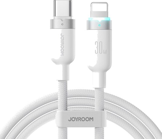 Joyroom S-A63 StarWay-serien hurtigladekabel USB-C - Lightning 1,2 m - hvit