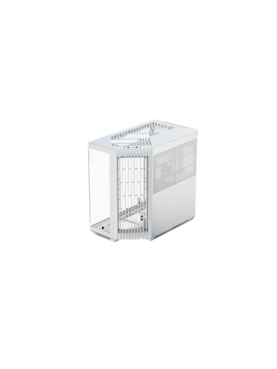 APNX V1 Midi Tower Kabinett med Herdet Glass Hvit APNX V1 Midi Tower Kabinett med Herdet Glass Hvit