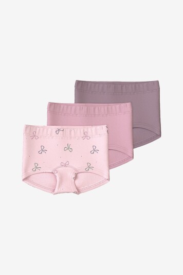 Name It Truser nmfTights 3P Barely Pink Bow 3 pakning Rosa