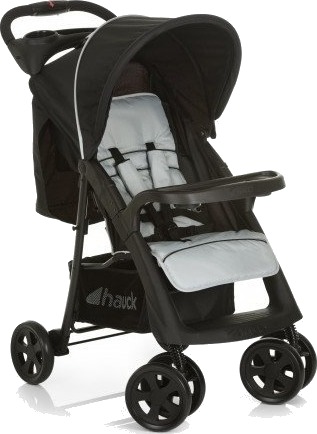 Hauck Shopper Neo II Klapvogn 22kg Sort/Grå Hauck Shopper Neo II Klapvogn 22kg Sort/Grå