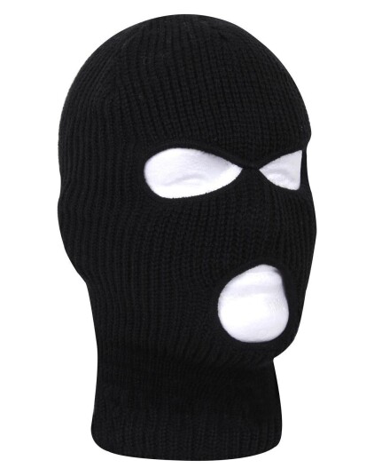 Rothco Tight Knit Balaclava   3 hulls Svart