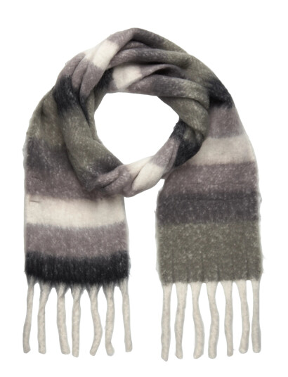 Pieces Pclulu Long Scarf Pwp Bc - Grey - ONE SIZE Pieces Pclulu Long Scarf Pwp Bc - Grey - ONE SIZE