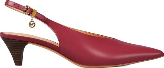 Michael Kors Tonya Kitten Pump DEEP RED 37