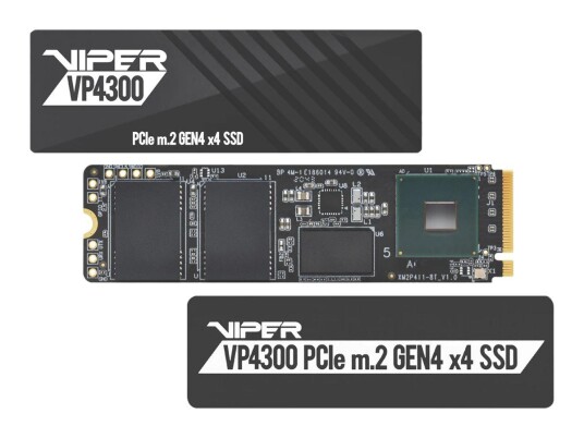 Patriot Viper VP4300 - SSD - 1 TB - PCIe 4.0 x4 (NVMe) Patriot Viper VP4300 - SSD - 1 TB - PCIe 4.0 x4 (NVMe)