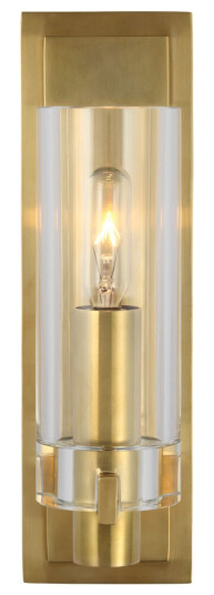 Sonnet Petite vägglampa antik mässing/klarglas Sonnet Petite vägglampa antik mässing/klarglas