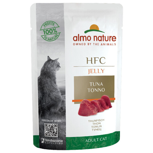 Almo Nature Hfc Økonomipakke Jelly Pouch 24 X 55 G Tunfisk Almo Nature Hfc Økonomipakke Jelly Pouch 24 X 55 G Tunfisk