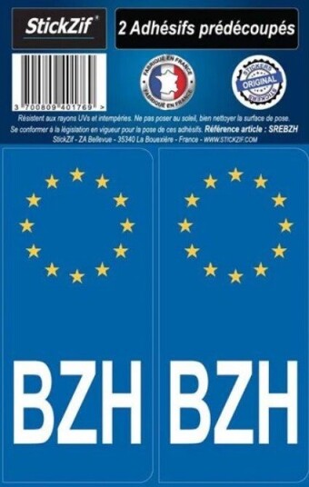 STICKZIF SREBZH Klistremerke STICKZIF SREBZH Klistremerke
