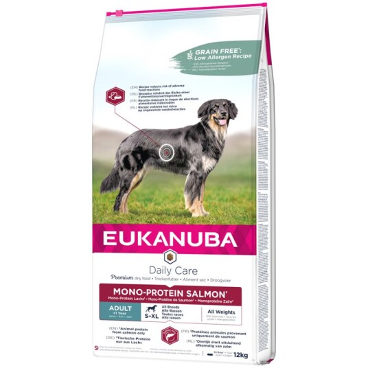 Eukanuba Kornfritt Mono-Protein Hundemat med Laks 2,3kg