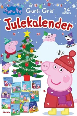 Peppa Pig - Gurli Gris" Julekalender - Med 24 Billedbøger Peppa Pig - Gurli Gris" Julekalender - Med 24 Billedbøger