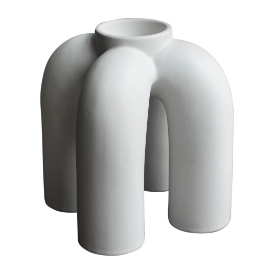 DBKD Rope Telysholder 14x14 cm White DBKD Rope Telysholder 14x14 cm White