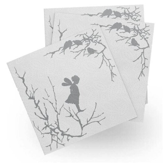 Wik & Walsøe Alv serviett 33x33 cm 20 stk Wik & Walsøe Alv serviett 33x33 cm 20 stk