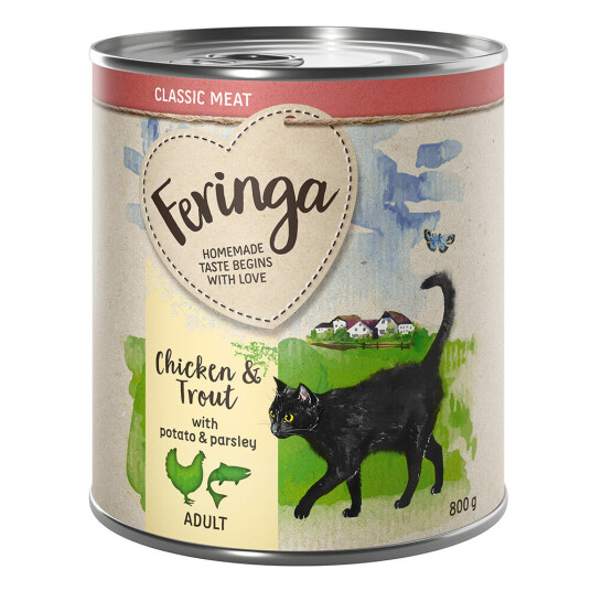 Feringa Meny Duo 6 X 800 G Ørret & Kylling