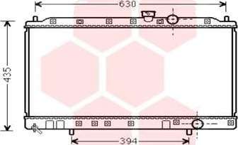 VAN WEZEL 32002237 Radiator motorkjøling