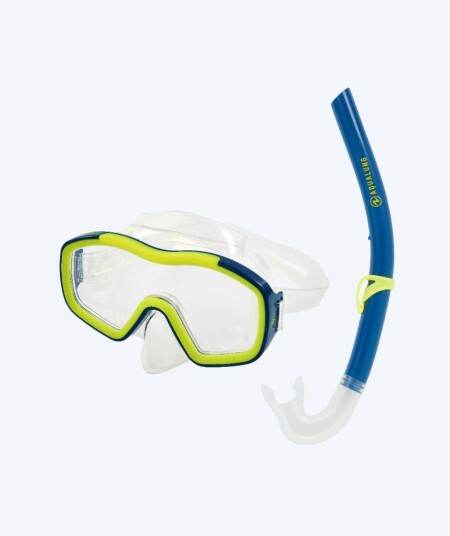 Aqualung snorkelsett til barn - Raccon Combo (8-18 år) - Blå/grønn