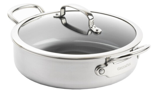 GreenPan Premiere gryte med glasslokk 26 cm
