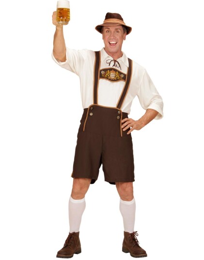 Sjarmøren Komplett Oktoberfestkostyme til Mann