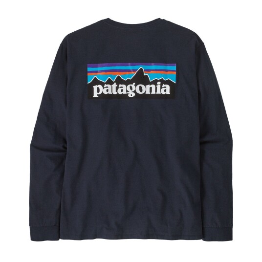 Patagonia L/S P 6 Logo Responsibili Tee M"s New Navy M